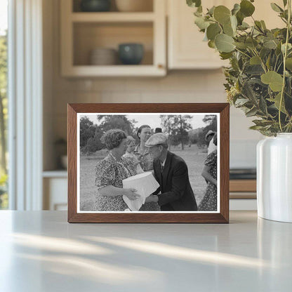 Community Dinner in Pie Town New Mexico June 1940 - Available at KNOWOL