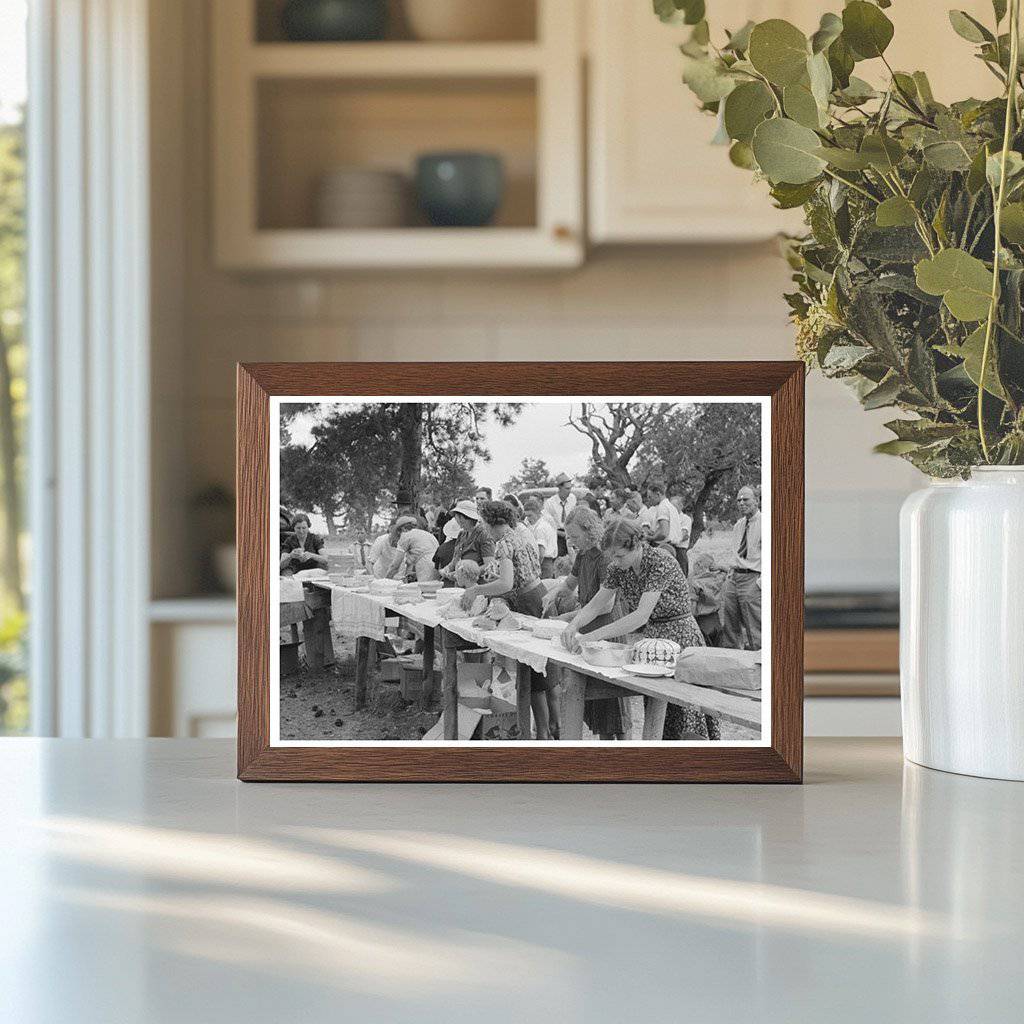 Community Gathering in Pie Town New Mexico 1940 - Available at KNOWOL