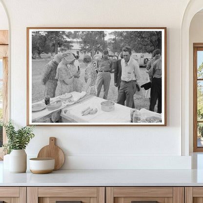 Community Gathering in Pie Town New Mexico June 1940 - Available at KNOWOL