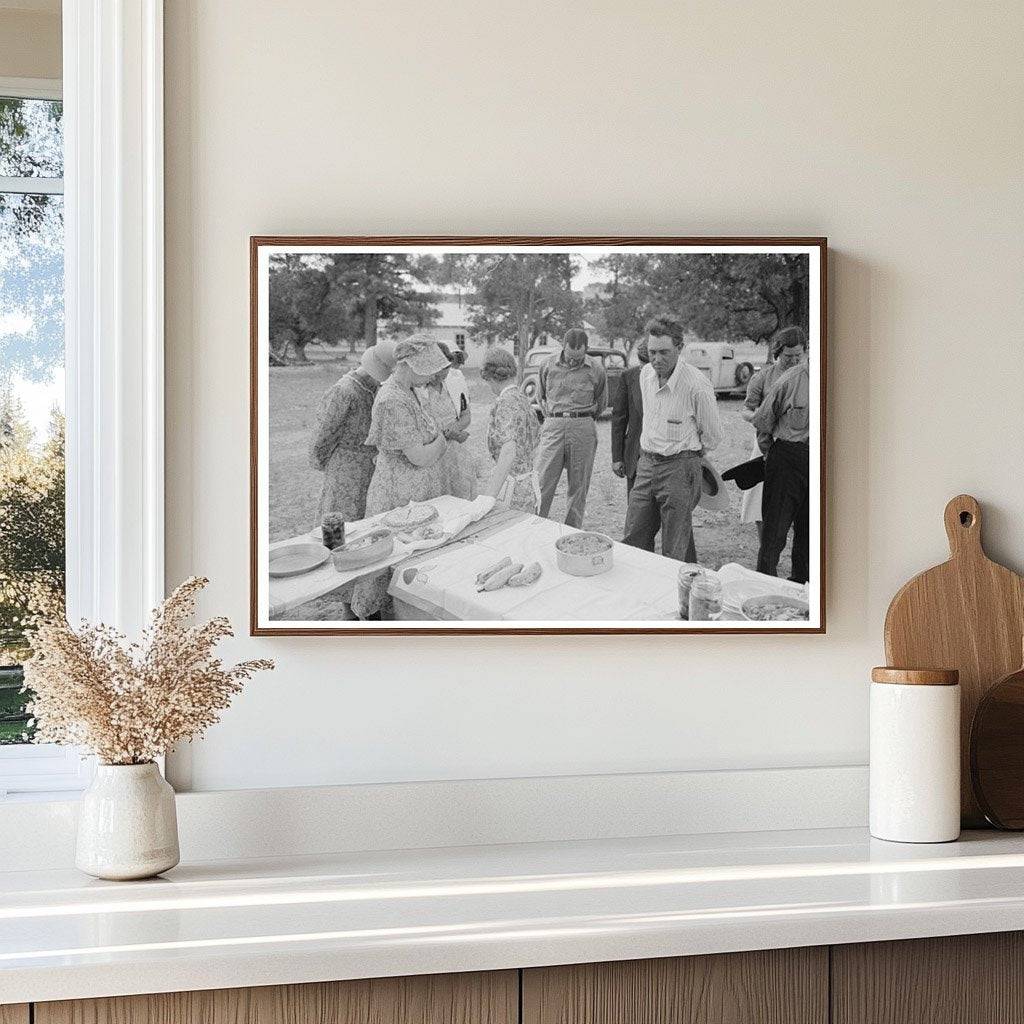 Community Gathering in Pie Town New Mexico June 1940 - Available at KNOWOL