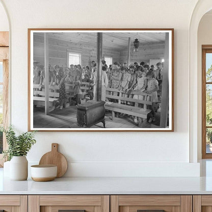 Community Sing Event in Pie Town New Mexico 1940 - Available at KNOWOL