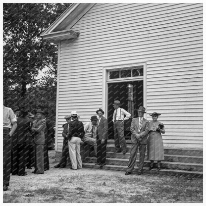 Community Worship at Wheeleys Church North Carolina 1939 - Available at KNOWOL