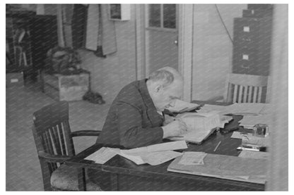 Comptroller at Work in Jersey Homesteads November 1936 - Available at KNOWOL