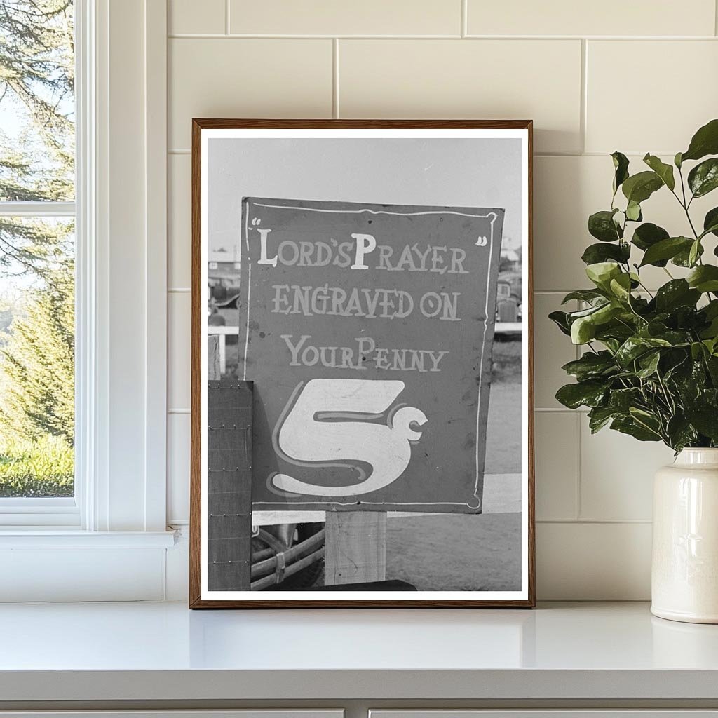 Concessioners Sign at Louisiana State Fair 1938 - Available at KNOWOL