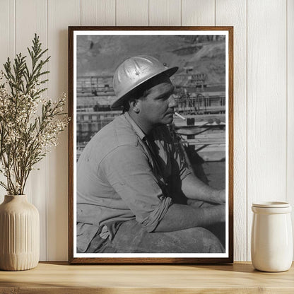 Construction Worker at Shasta Dam 1944 - Available at KNOWOL