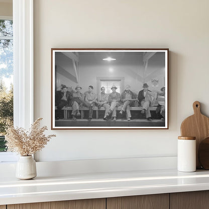 Construction Workers at Shasta Dam Commissary December 1940 - Available at KNOWOL