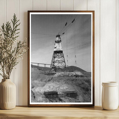 Construction Workers Hydrating at Shasta Dam 1944 - Available at KNOWOL