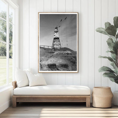 Construction Workers Hydrating at Shasta Dam 1944 - Available at KNOWOL