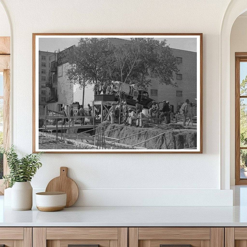 Construction Workers in Corpus Christi Texas March 1940 - Available at KNOWOL