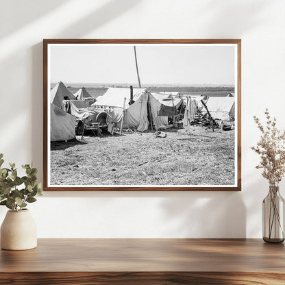 Contractors Camp for Pea Pickers Santa Clara Valley 1939 - Available at KNOWOL