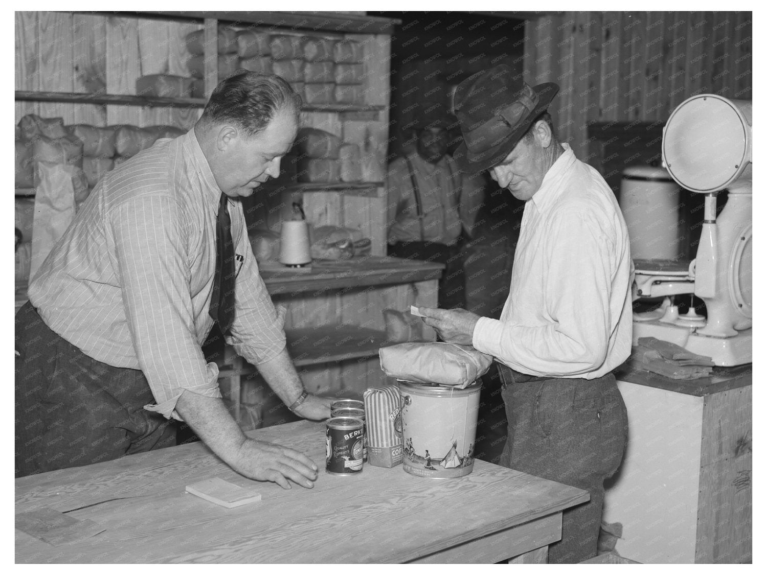 Cooperative Store in New Madrid County Missouri 1938 - Available at KNOWOL