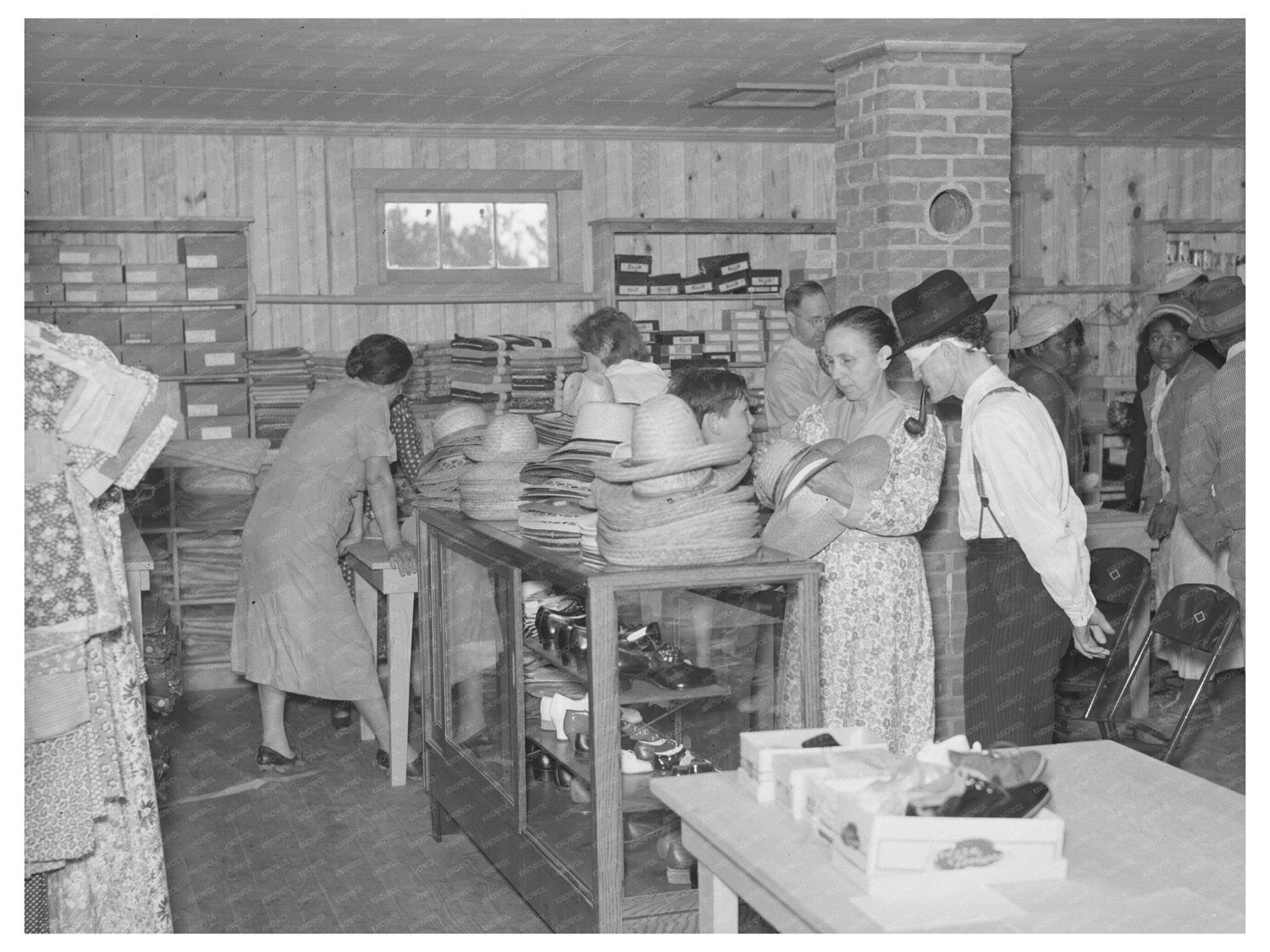 Cooperative Store Opening Day La Forge Missouri May 1938 - Available at KNOWOL