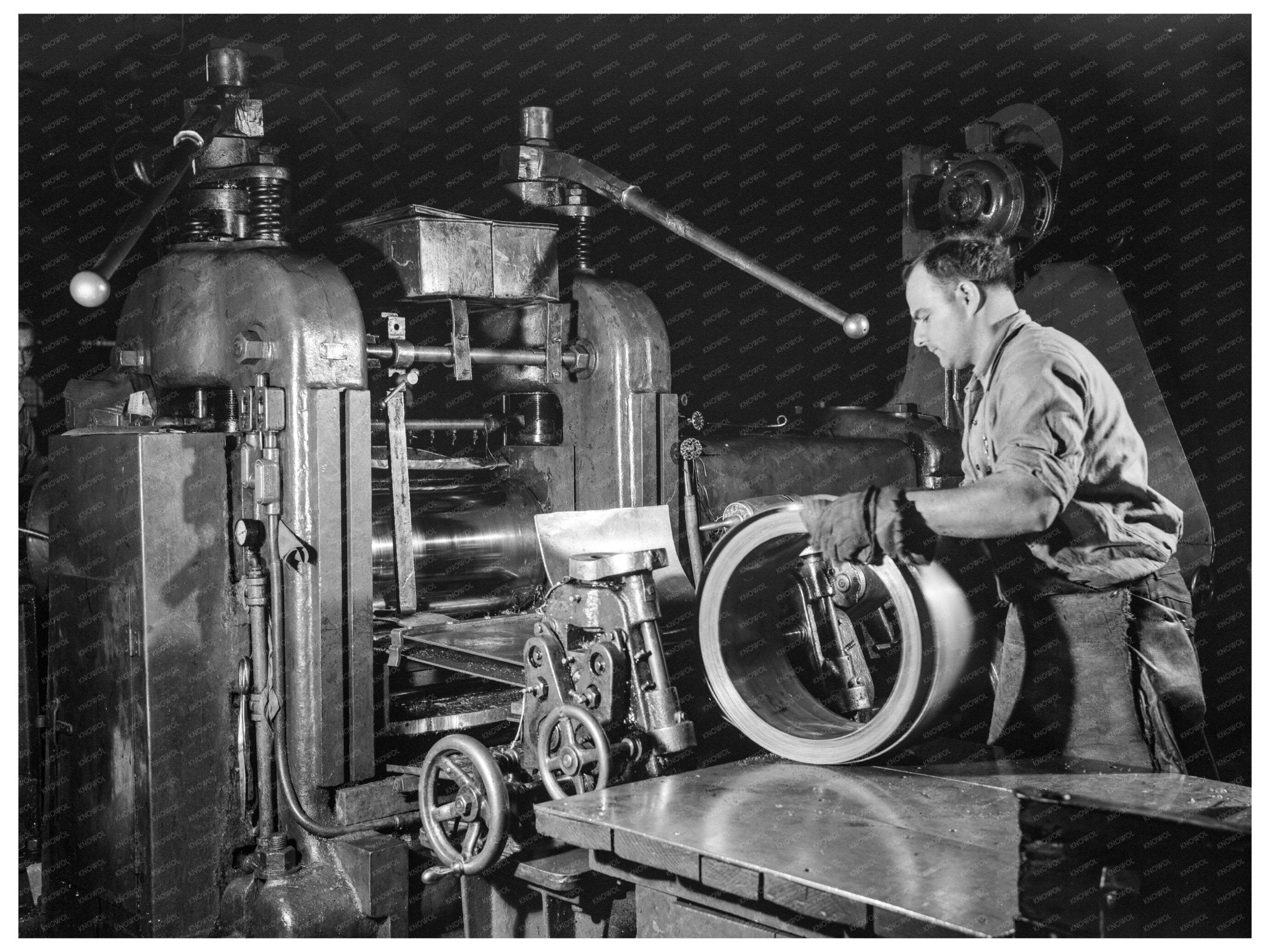 Copper and Brass Processing at Chase Company February 1942 - Available at KNOWOL