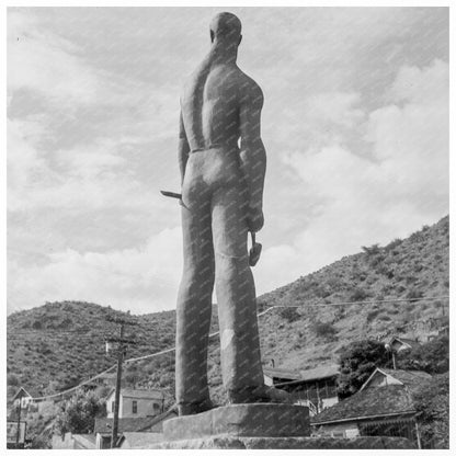 Copper Miners Monument Bisbee Arizona May 1937 - Available at KNOWOL