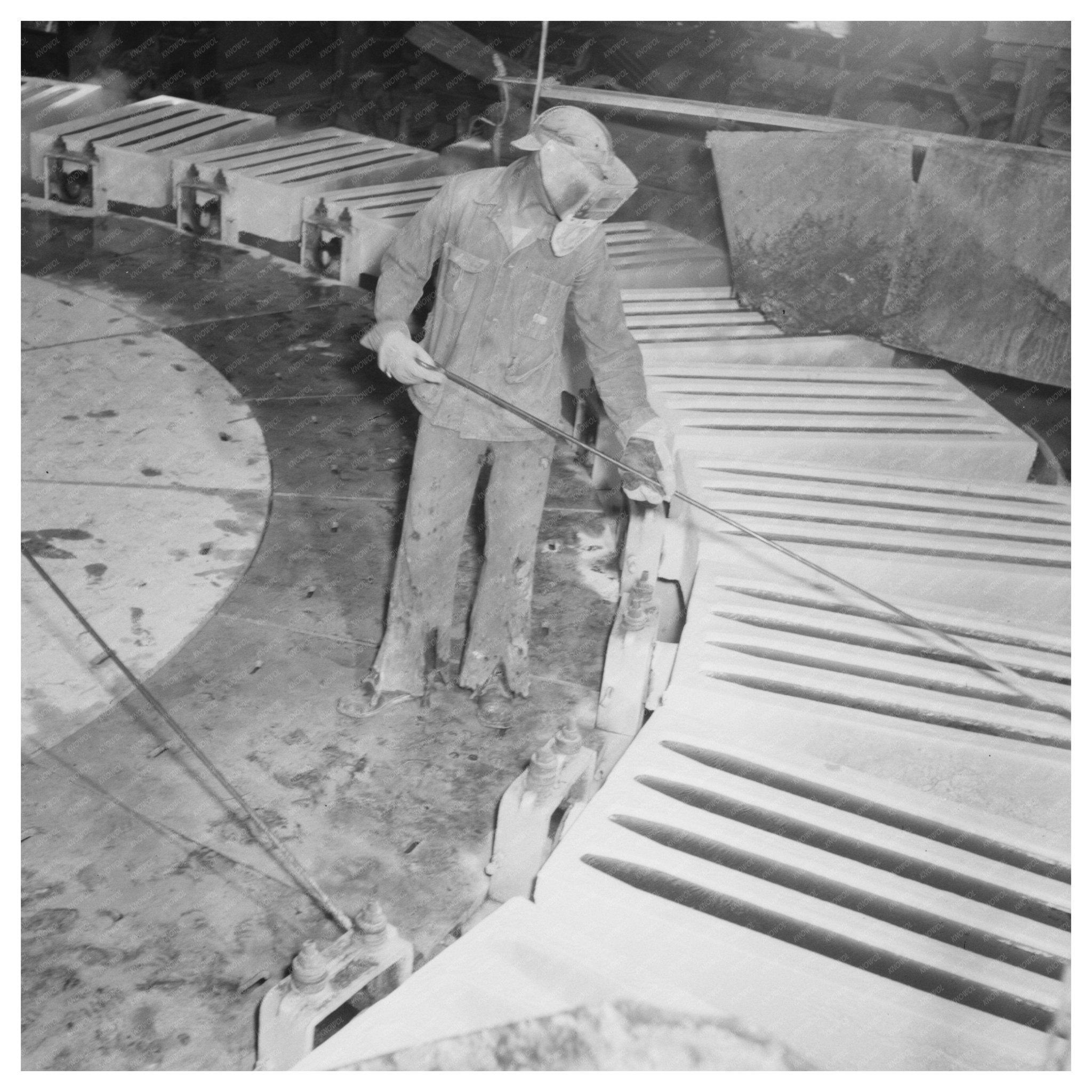 Copper Production at Phelps - Dodge Plant El Paso 1942 - Available at KNOWOL