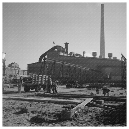 Copper Refining Yard in El Paso Texas 1942 - Available at KNOWOL