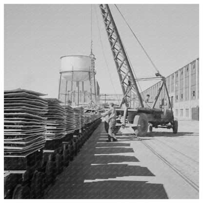 Copper Sheets on Conveyors El Paso Texas Mid - 20th Century - Available at KNOWOL