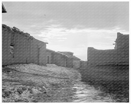 Cordova New Mexico Street Scene December 1935 - Available at KNOWOL