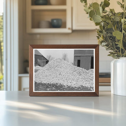 Corncobs on Emmet County Farm Iowa December 1936 - Available at KNOWOL