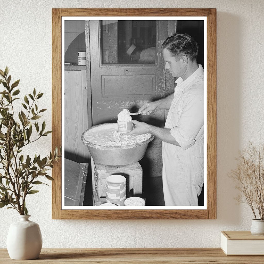 Cottage Cheese Production in San Angelo Texas 1939 - Available at KNOWOL