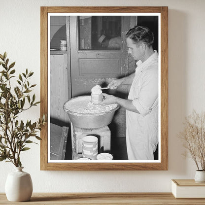 Cottage Cheese Production in San Angelo Texas 1939 - Available at KNOWOL