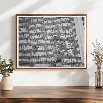 Cotton Bales Stored on Freighter in Houston 1939 - Available at KNOWOL