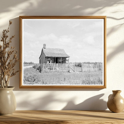 Cotton Cabin in Mississippi Delta July 1936 - Available at KNOWOL