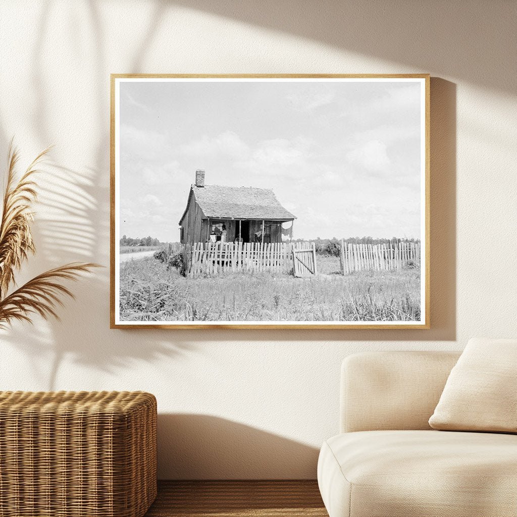 Cotton Cabin in Mississippi Delta July 1936 - Available at KNOWOL