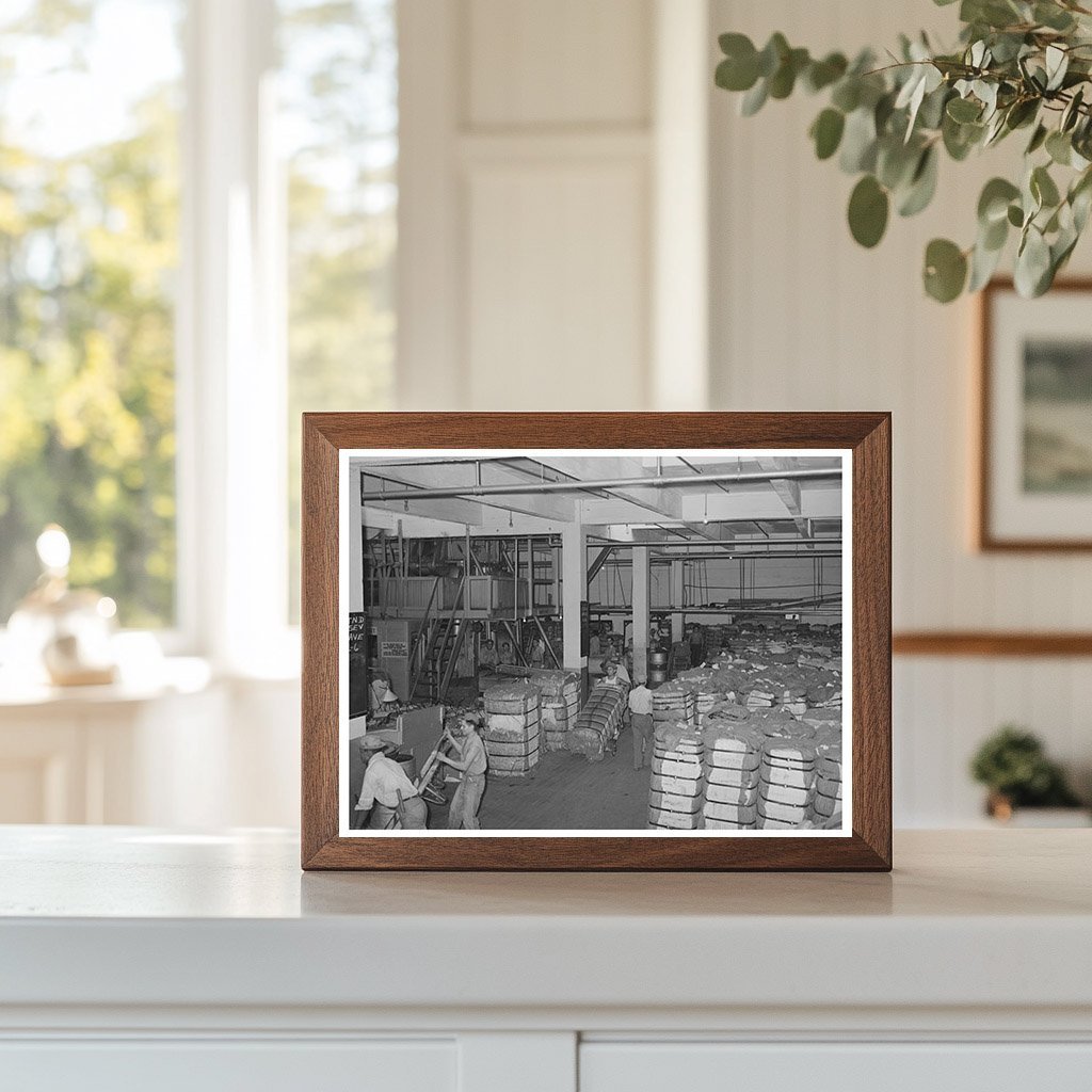 Cotton Compress Warehouse in Houston Texas 1939 - Available at KNOWOL