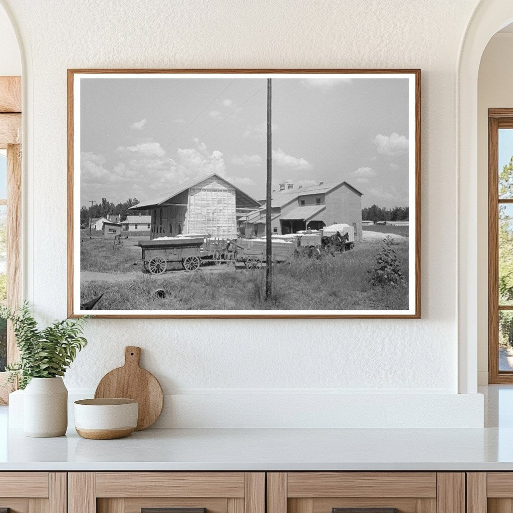 Cotton Gin in Lehi Arkansas 1938 Historical Photo - Available at KNOWOL