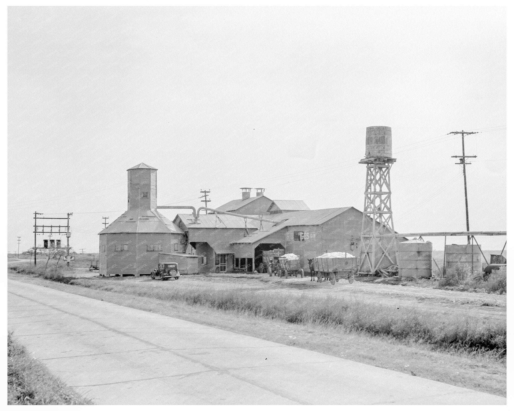 Cotton Gin in Robstown Texas 1936 - Available at KNOWOL