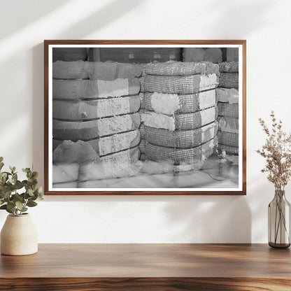 Cotton Linters and Middling Cotton Bales in Houston 1939 - Available at KNOWOL