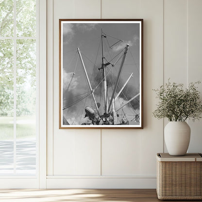 Cotton Loading at Port of Houston Texas October 1939 - Available at KNOWOL