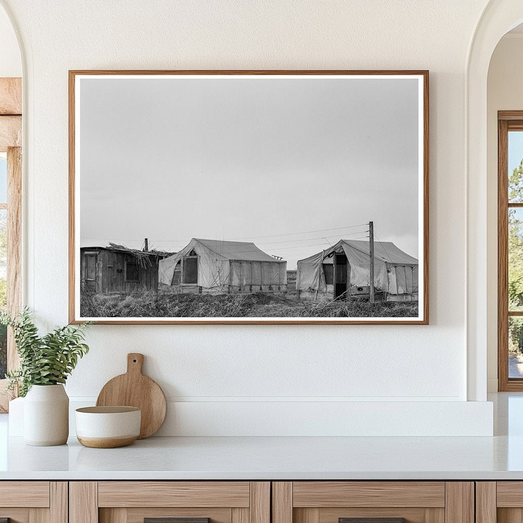 Cotton Pickers Camp in Buttonwillow California 1939 - Available at KNOWOL