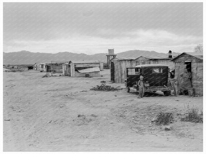 Cotton Pickers Camp Salt River Valley Arizona 1938 - Available at KNOWOL