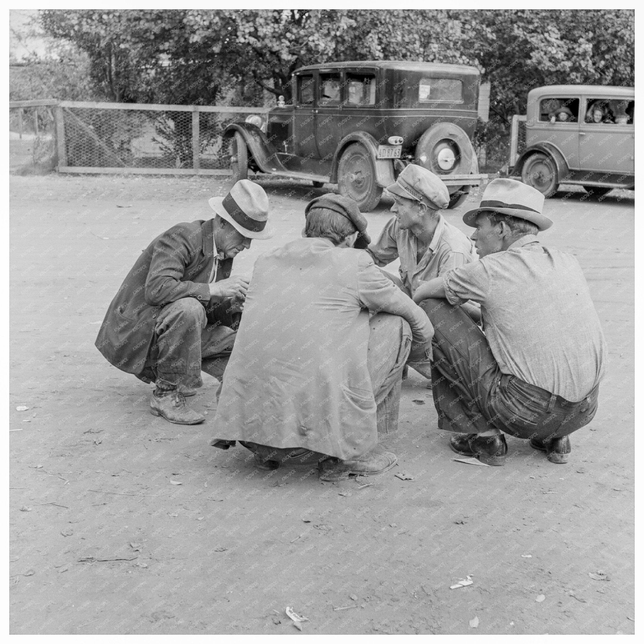 Cotton Pickers During 1938 Labor Strike in California - Available at KNOWOL