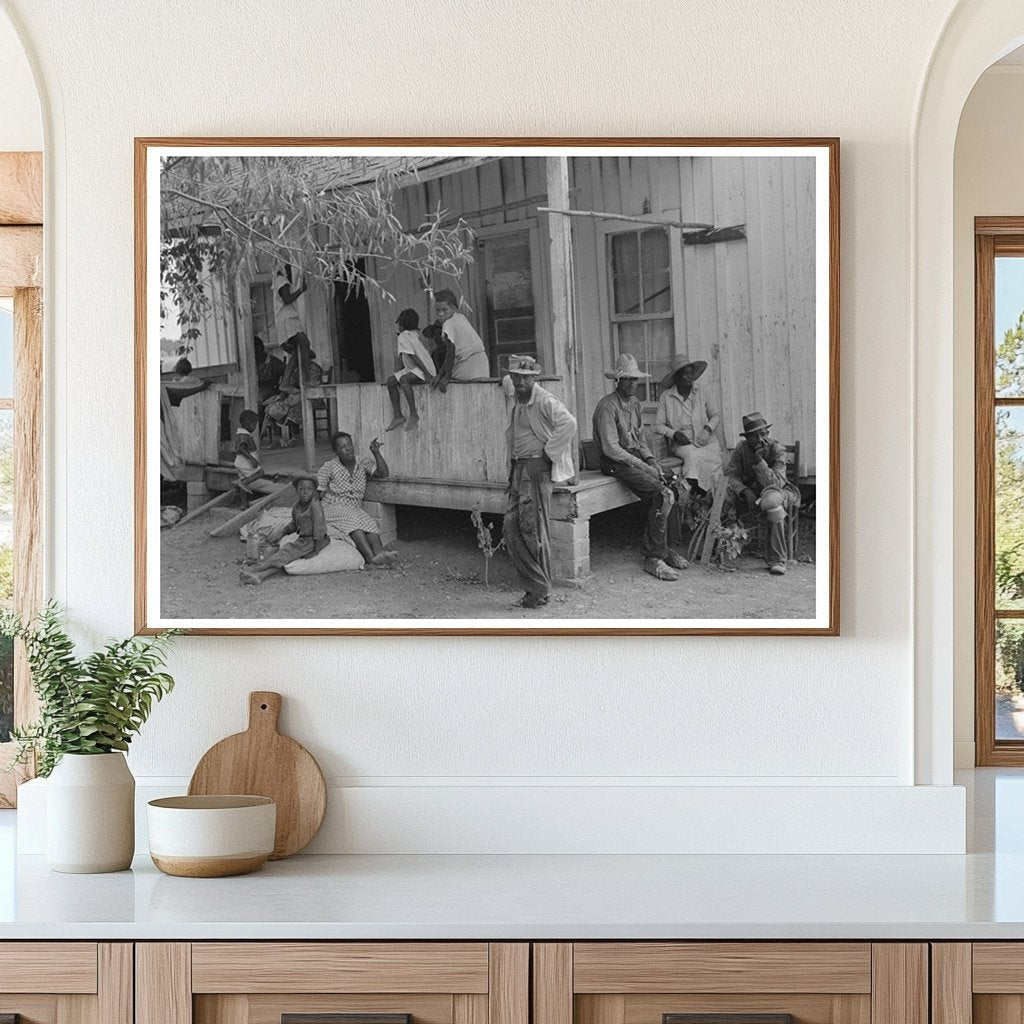 Cotton Pickers Lunch Break Lehi Arkansas September 1938 - Available at KNOWOL