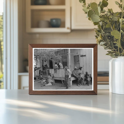 Cotton Pickers Lunch Break Lehi Arkansas September 1938 - Available at KNOWOL