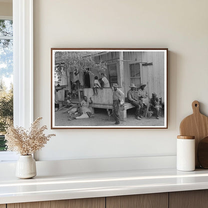 Cotton Pickers Lunch Break Lehi Arkansas September 1938 - Available at KNOWOL