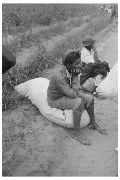 Cotton Pickers Resting Arkansas September 1938 - Available at KNOWOL