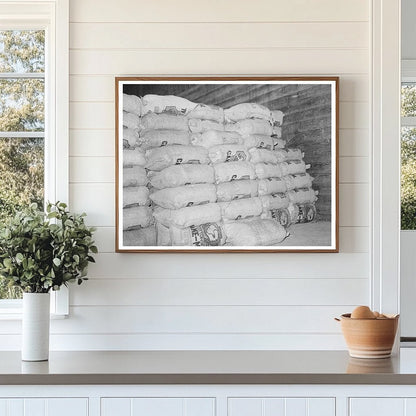 Cotton Seed Meal Storage McLennan County Texas 1939 - Available at KNOWOL