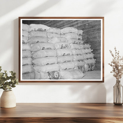 Cotton Seed Meal Storage McLennan County Texas 1939 - Available at KNOWOL