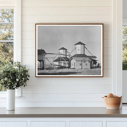 Cotton Seed Storage Warehouse Louisiana January 1939 - Available at KNOWOL