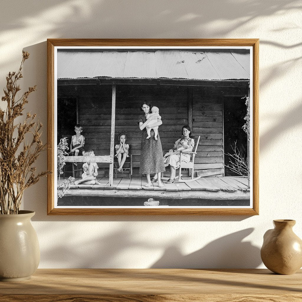 Cotton Sharecropper Family Georgia 1937 - Available at KNOWOL