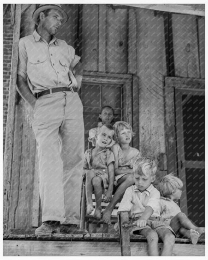 Cotton Sharecropper Family in Cleveland Mississippi June 1937 FSA Collection - Available at KNOWOL