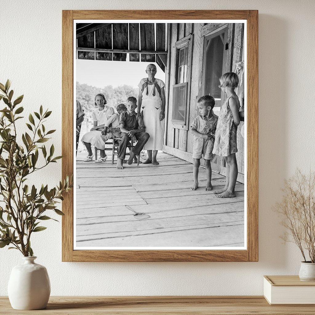 Cotton Sharecropper Family Mississippi 1937 - Available at KNOWOL