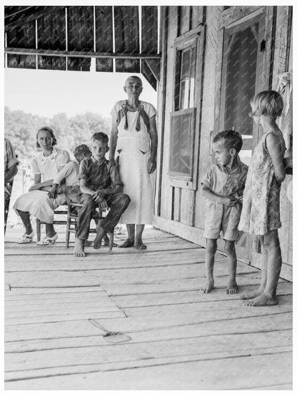 Cotton Sharecropper Family Mississippi 1937 - Available at KNOWOL