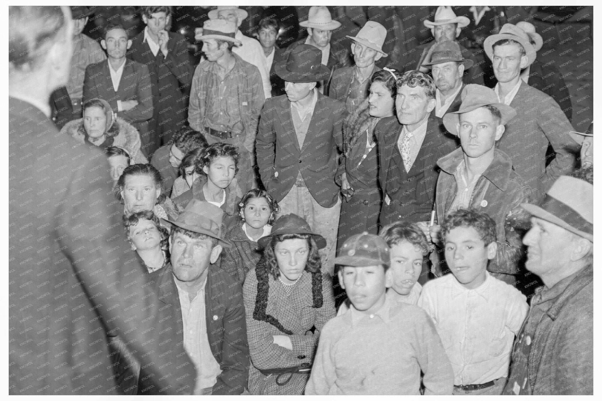 Cotton Strikers Night Meeting Kern County 1939 - Available at KNOWOL