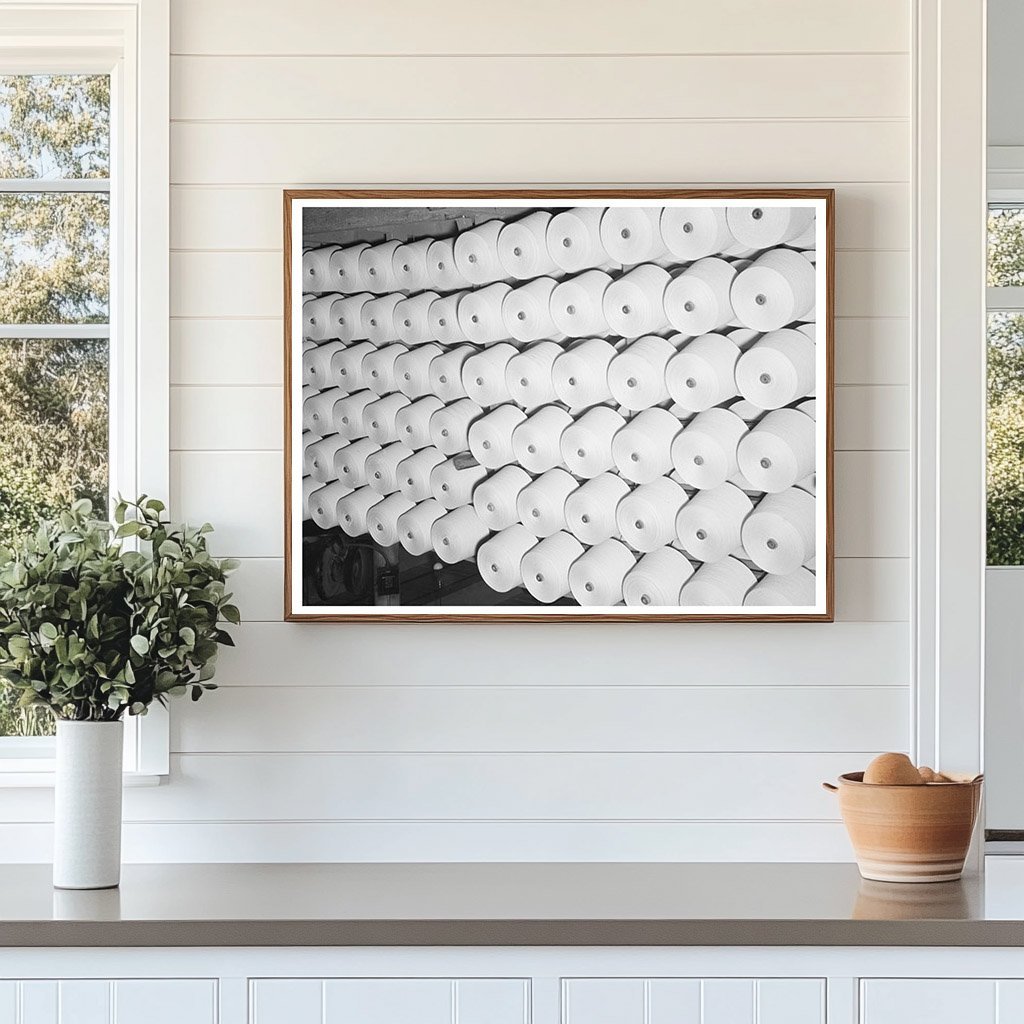 Cotton Thread Spools in Laurel Mississippi 1939 - Available at KNOWOL