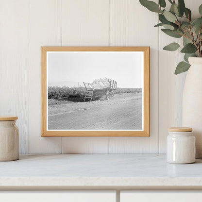 Cotton Wagon in Southern San Joaquin Valley 1936 - Available at KNOWOL